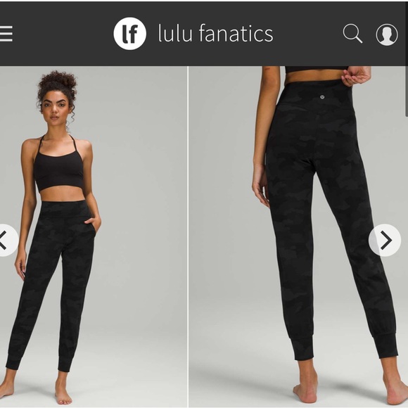 Lululemon Align Jogger 28" Sz 6 Heritage 365 Camo Deep Coal Multi 6141 - Picture 1 of 8